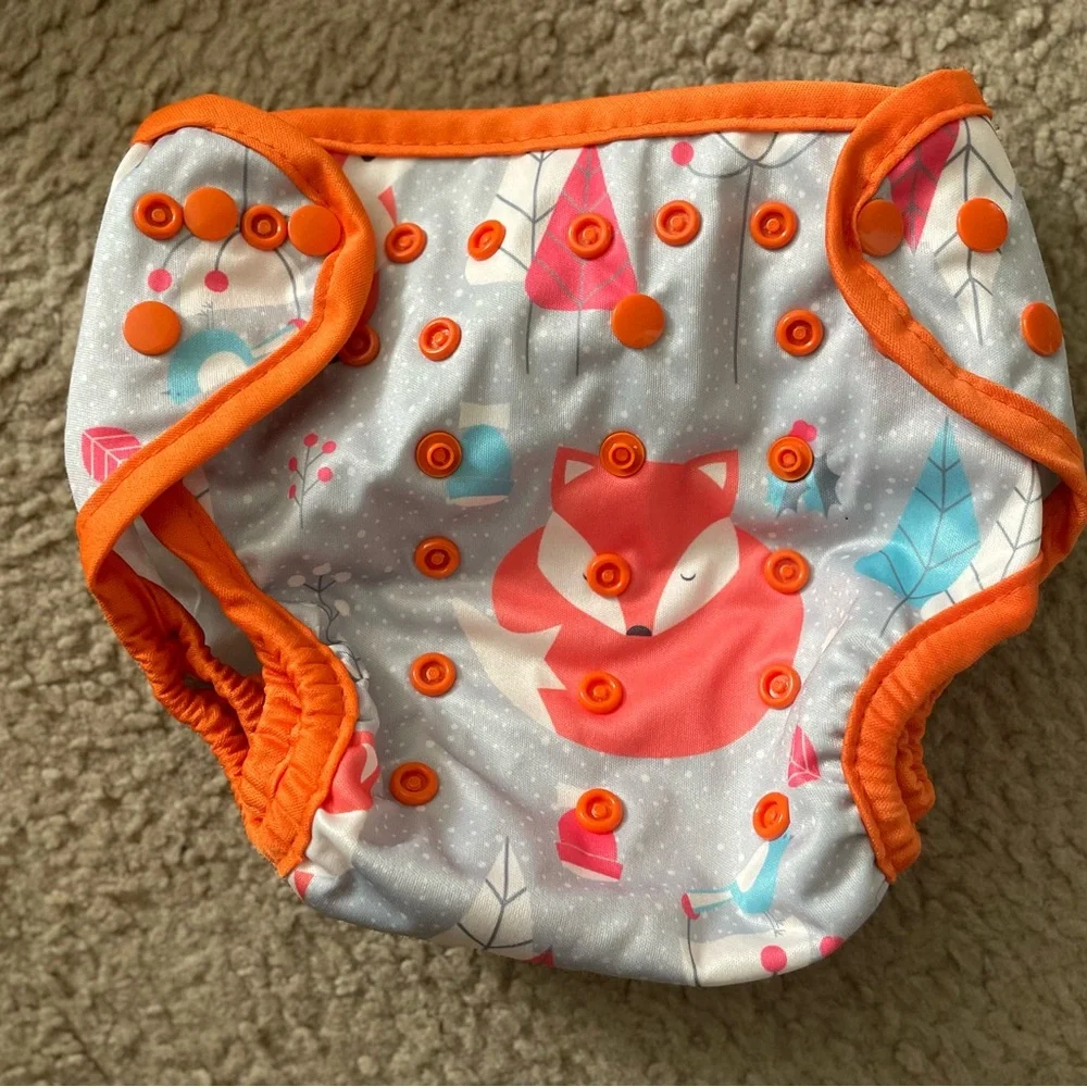 5 Cloth Diaper Shells and 100% Cotton Liners